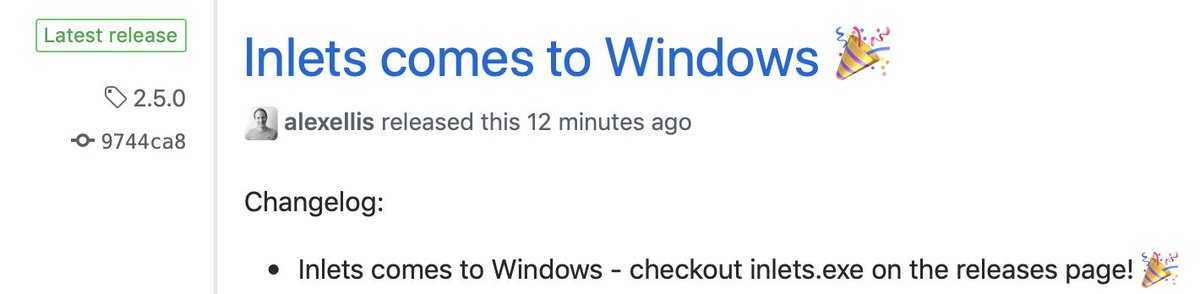 alexellisuk's tweet image. Where are my Windows friends at? Now you can tunnel your apps to the Internet with Linux, #Windows, MacOS and #FreeBSD!

#tunnels #argo #ngrok #vpn #firewall @golang #inletsdev

github.com/alexellis/inle…