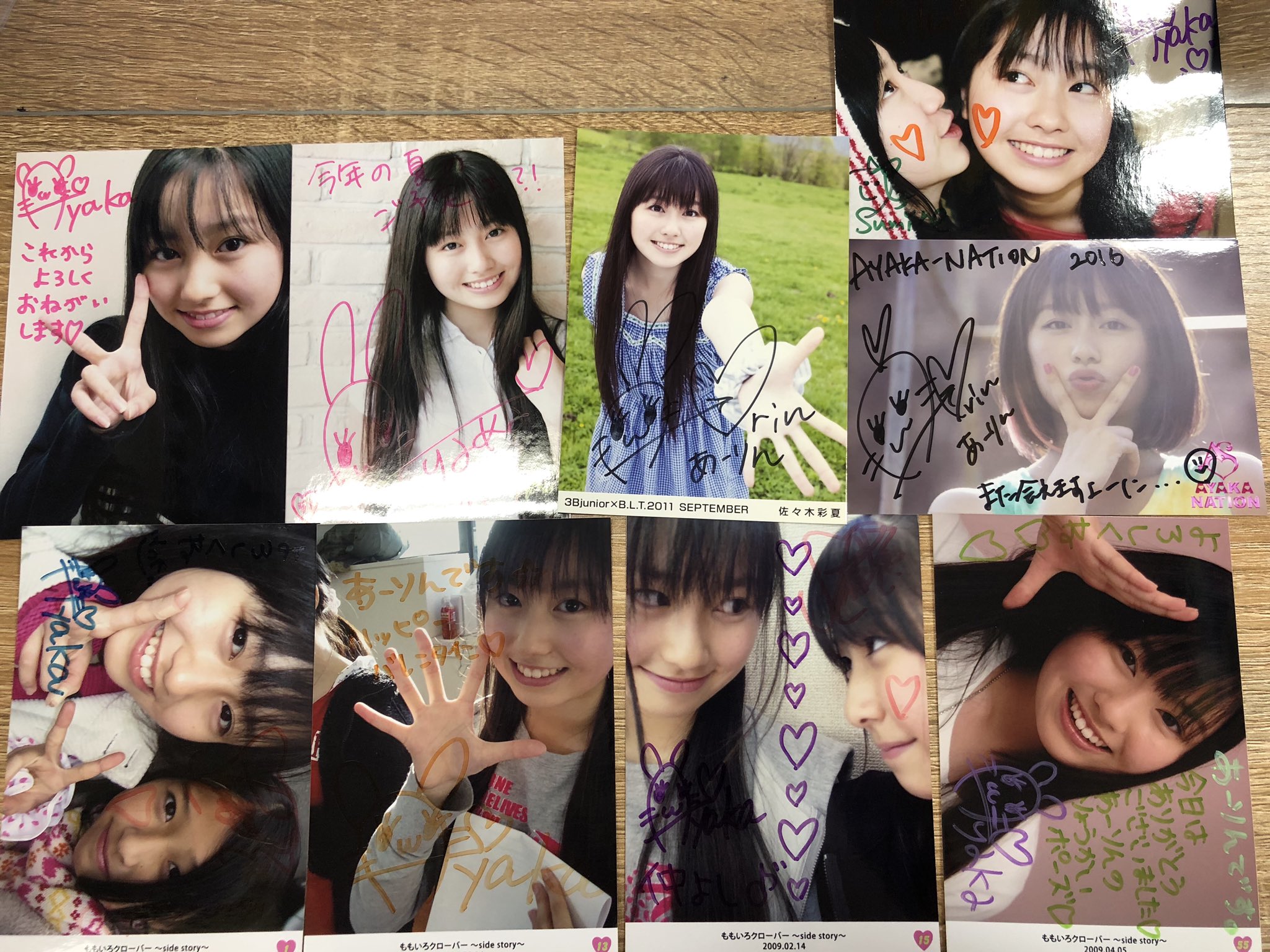 佐々木彩夏　サイン入り生写真　AYAKANATION　2016 佐々木彩夏 サイン入り生写真 AYAKANATION 2016 （TRIO_DX AKIBA