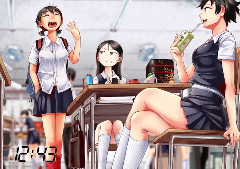 女子バレー部jkの一日② 昼食~部活~片付け1、2