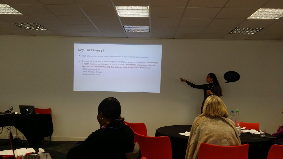 LeedsTalksPR's tweet photo. Silvia Ravazzani &amp; Yan Jin in #Crisis6 "we need more effective communication messages on individual health risks" https://t.co/X7kwvqKVOW