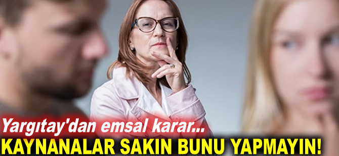 #Yargıtay'dan emsal karar! Kaynanalar bunu sakın yapmayın! Gelininize #tazminat ödemek zorunda kalabilirsiniz...
istanbulhaber.com.tr/yargitaydan-em…