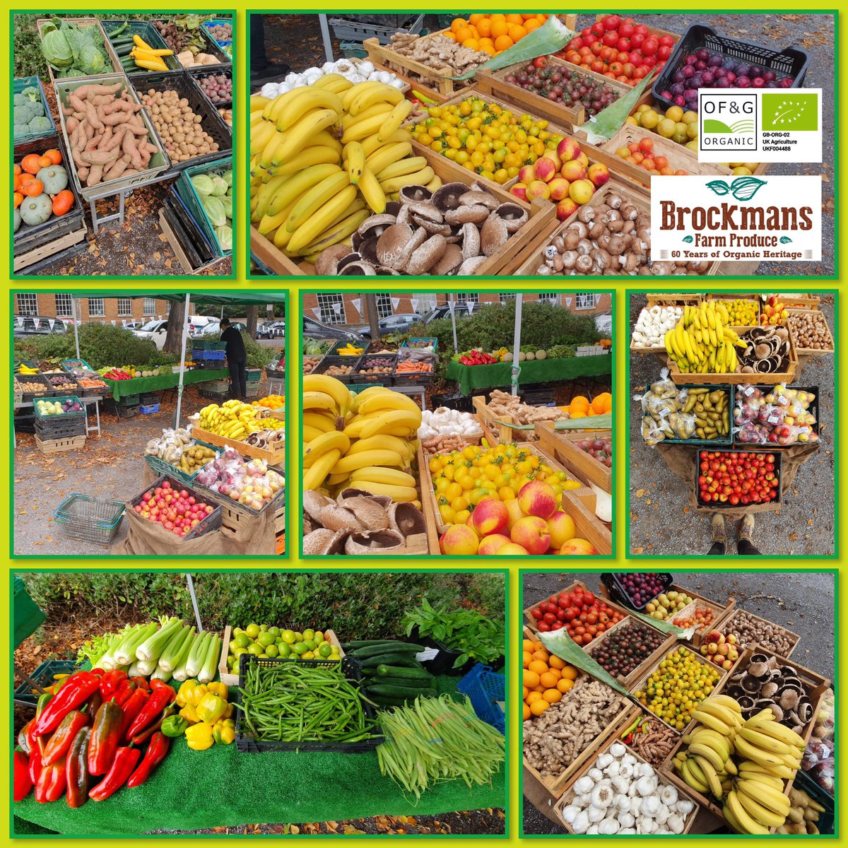 Today 🍎 Farmers Markets in London.

Brockmans Farm Produce
60 Years of Organic Heritage.
Kents First Organic and Biodynamic Farm. Growing and Supplying  Specialist Organic Heritage and Wild Produce.
#farm #Kent #London #vegetables #Brockmans #greens #fresh #organic #biodynamic
