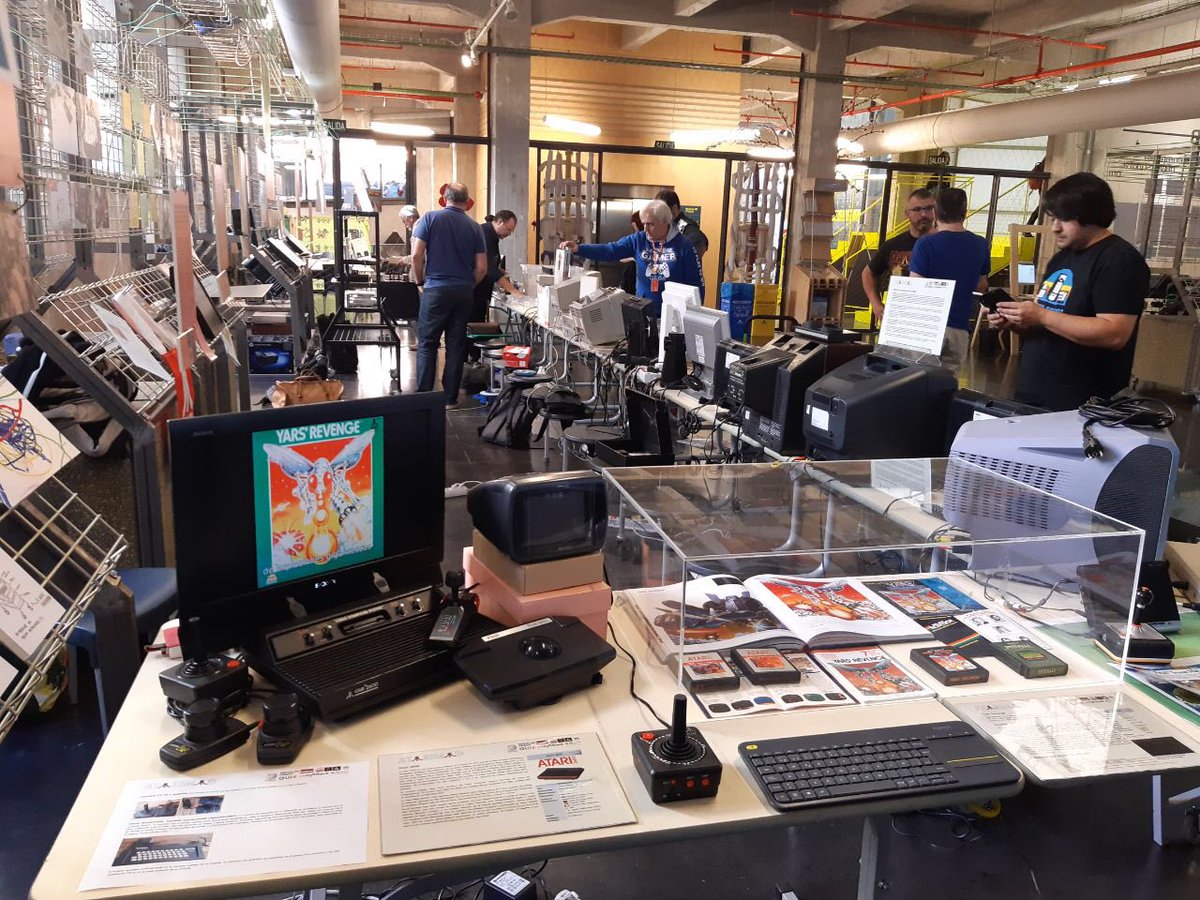 AUIC_oficial's tweet photo. ¡¡Arranca la primera edición de #AtariMAD!! Todavía estás a tiempo de acercarte a @MedialabPrado para verla en directo ;) esta jornada de #Atari tiene un programa de lujo. https://t.co/sfdjkqMeqX