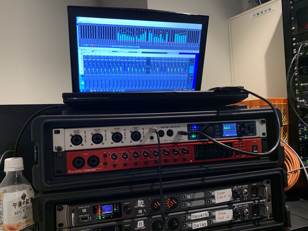 AC_Yamao's tweet photo. ここ最近global recordで録音
HDDの負荷2% 本日の32ch時において。

#RME #madi #x32 #durec https://t.co/KADf85J0oI