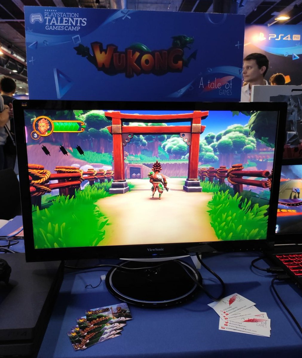 Wukong (@ataleofgames) on Twitter photo 🇪🇸 Estrenando nivel en <a href="/MadGamesWeek/">Madrid Games Week</a>! 🙌
🇬🇧 Check this new Wukong level at #MadridGamesWeek! 😁
<a href="/PSTalents/">PlayStation Talents</a> #indiedev #PlayStation #ue4 #wukong #playstationtalents 🇪🇸 Estrenando nivel en <a href="/MadGamesWeek/">Madrid Games Week</a>! 🙌
🇬🇧 Check this new Wukong level at #MadridGamesWeek! 😁
<a href="/PSTalents/">PlayStation Talents</a> #indiedev #PlayStation #ue4 #wukong #playstationtalents