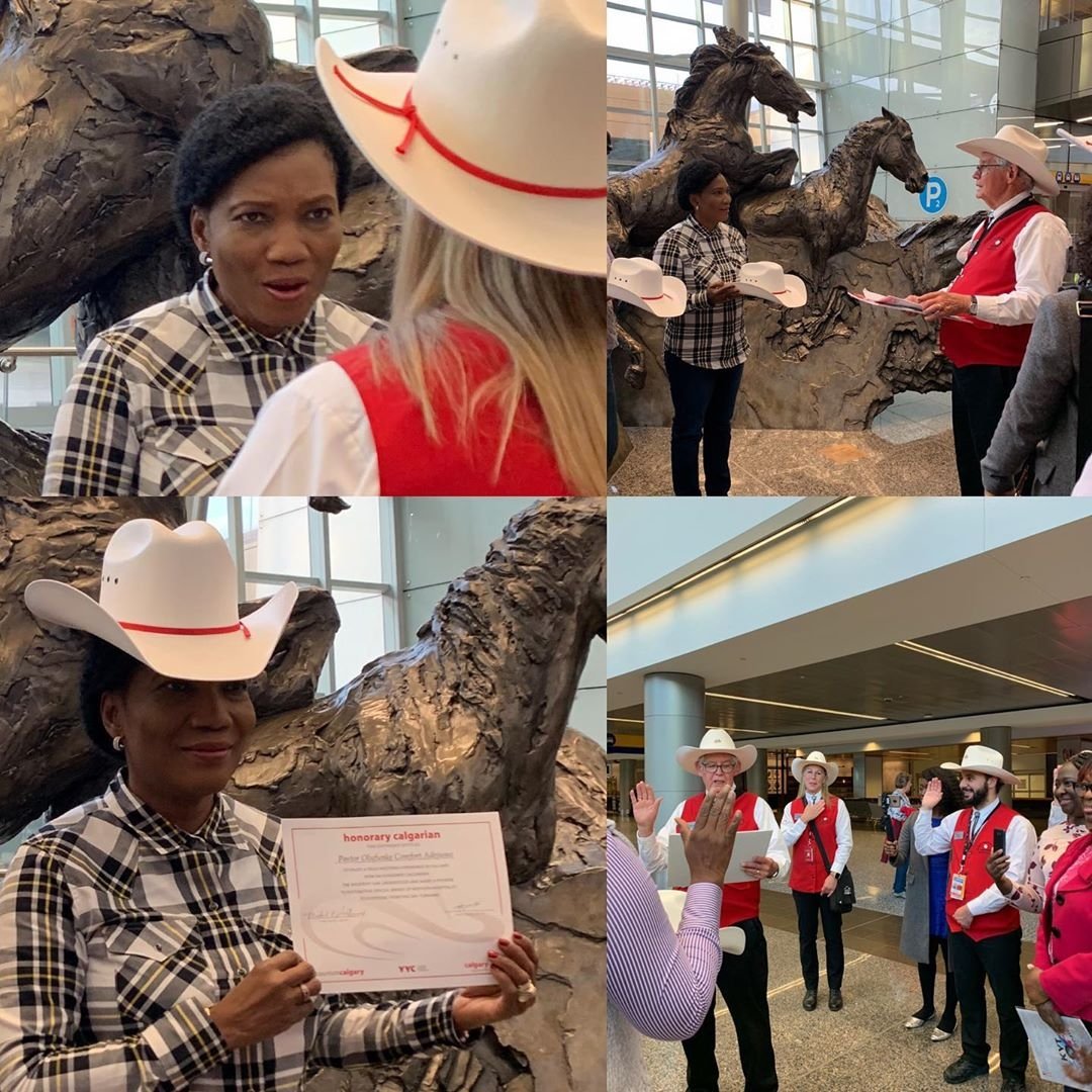 FFAdejumo's tweet photo. THANK YOU CALGARY CANADA 🇨🇦 FOR THE RECEPTION &amp; HONOR TODAY •••••••••••••••••••••
THANK YOU MOTHERS’ SUMMIT TEAM. 🙏🏻🙏🏻🙏🏻•••••••••••••••••••
GRATEFUL FOR EVERYTHING LORD •••••••••••••••••••••. FFA... ‘HONORARY CALGARIAN https://t.co/A7limUmXg2