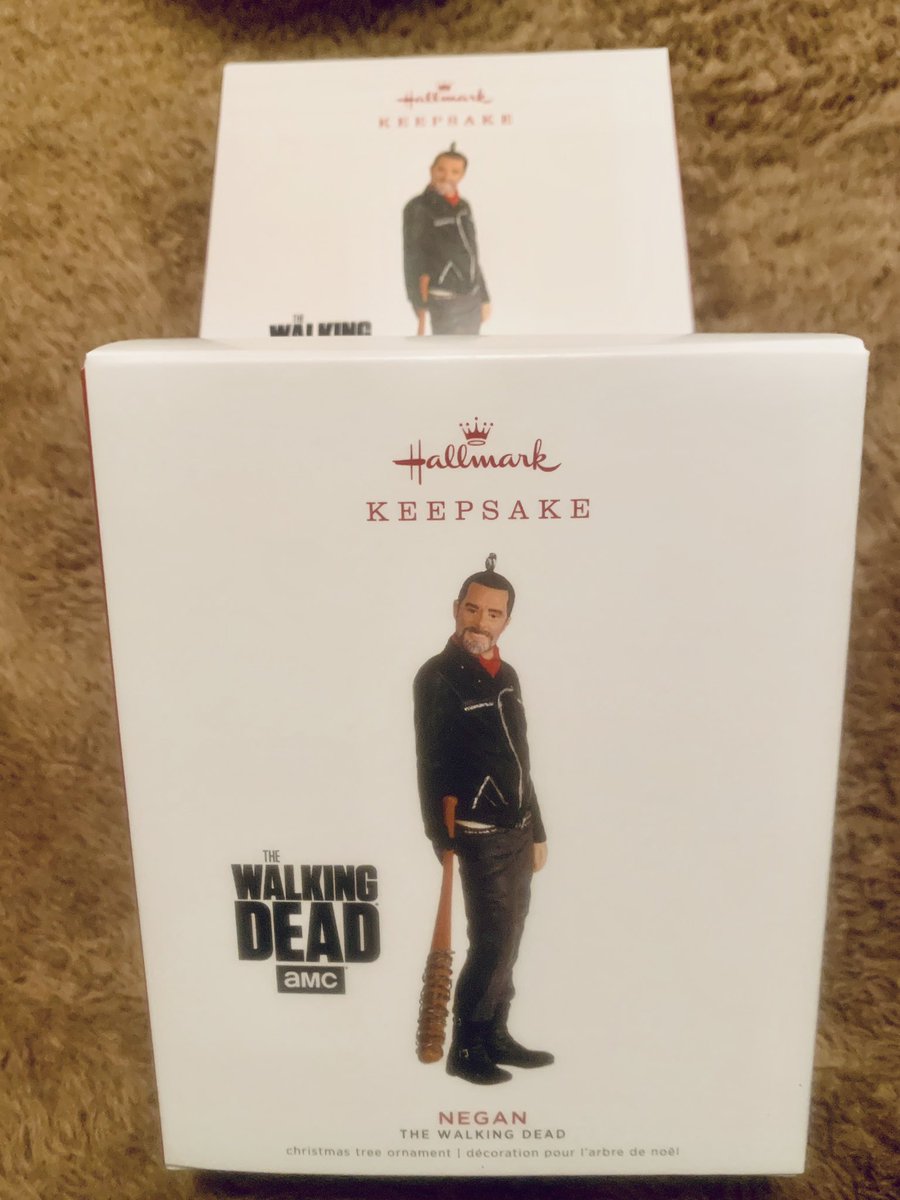 TWD_Toys's tweet photo. Out today!! I guess he is getting half our presents!! Check your local @hallmark @jeffreydeanmorgan #negan #TWD #TheWalkingDead #TWDToys #Hallmark #Christmas #hallmarkornaments https://t.co/NZ42bPrcz6