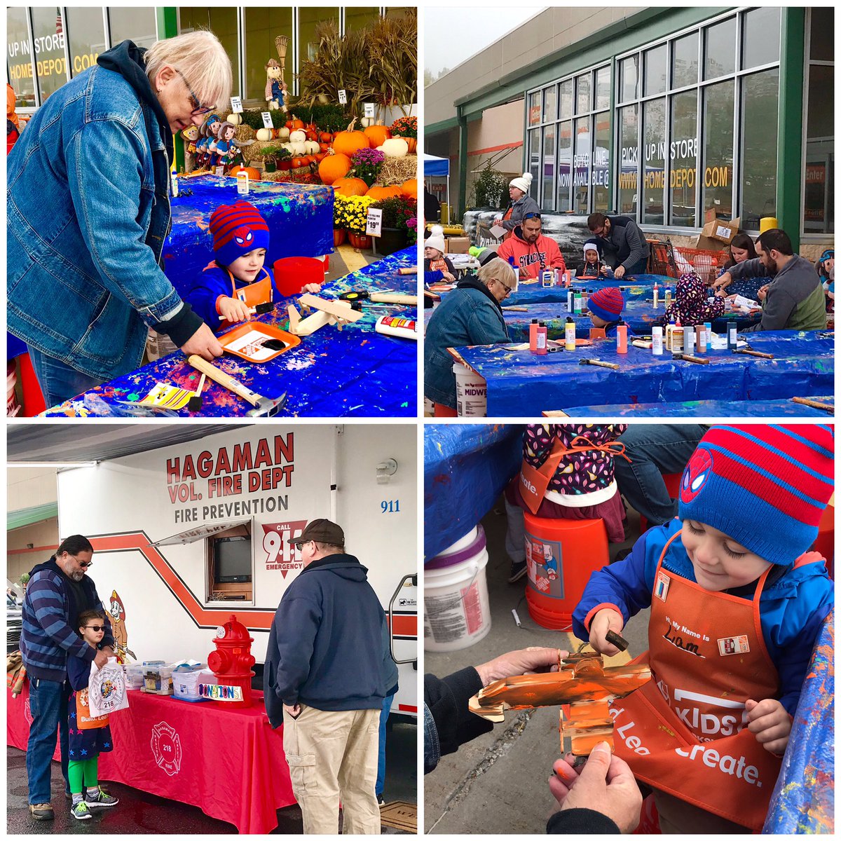munchkin3691's tweet photo. It’s Fire Safety Day at The Amsterdam Home Depot!!! @DaveMusen @CarmCarbone @e_eladiomag @alanaf345 @RickyCTAJOL https://t.co/9ENdfUMdTj