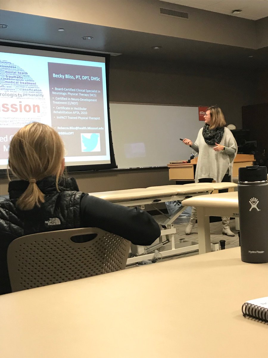 APTANorthDakota's tweet photo. We are thankful for @BBlissDPT coming to ND to teach about Sports Concussions. #APTAND https://t.co/OBYgxiRsdf