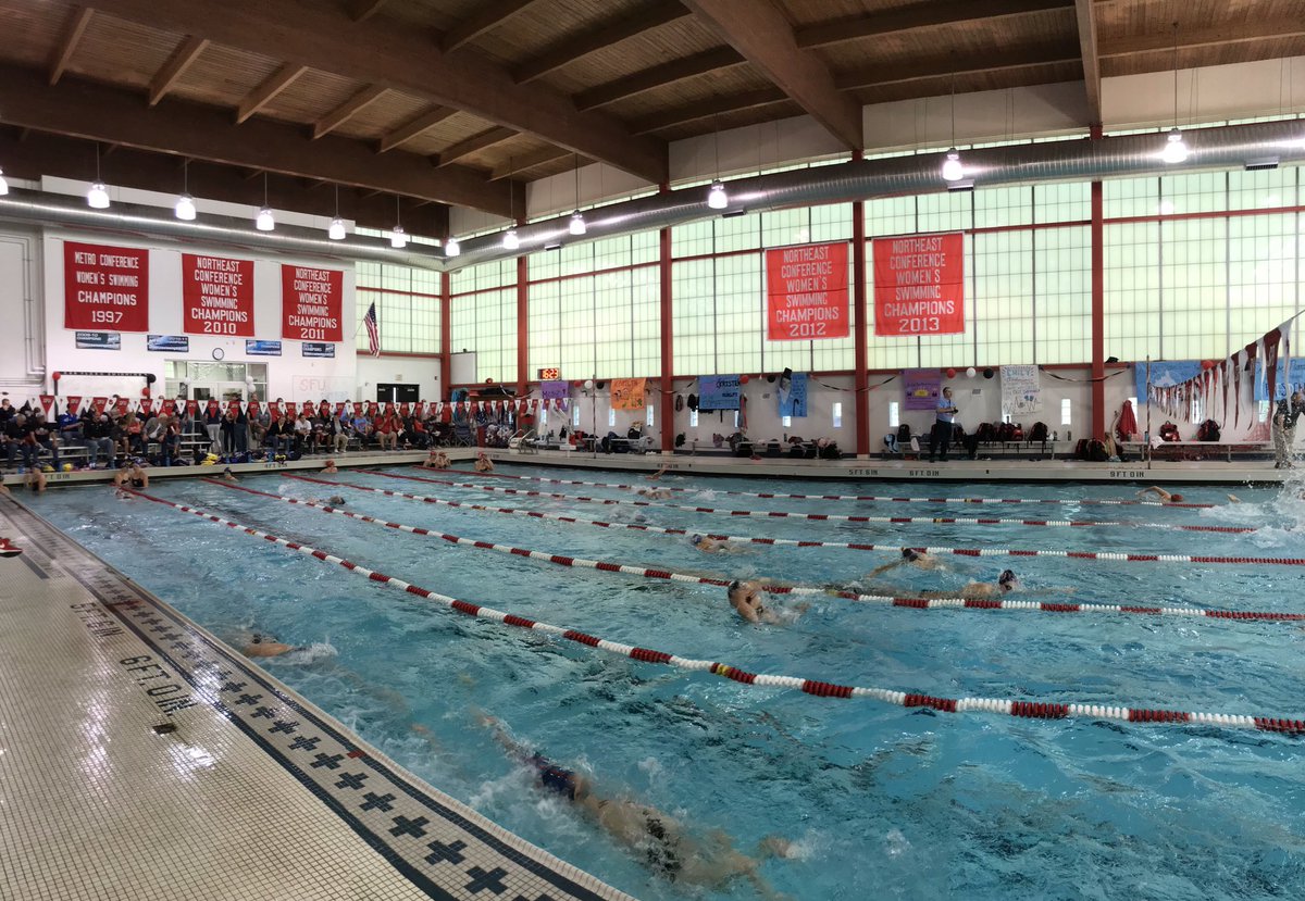 SFU_SADAS_FLI's tweet photo. We are underway with check-in for the @RedFlashSwim #FrankieCup Meet! Still time to #PackTheNat and cheer on your #FlashFam! It’s also #SeniorDay and their only home meet of the season! https://t.co/iRc7ZODlex