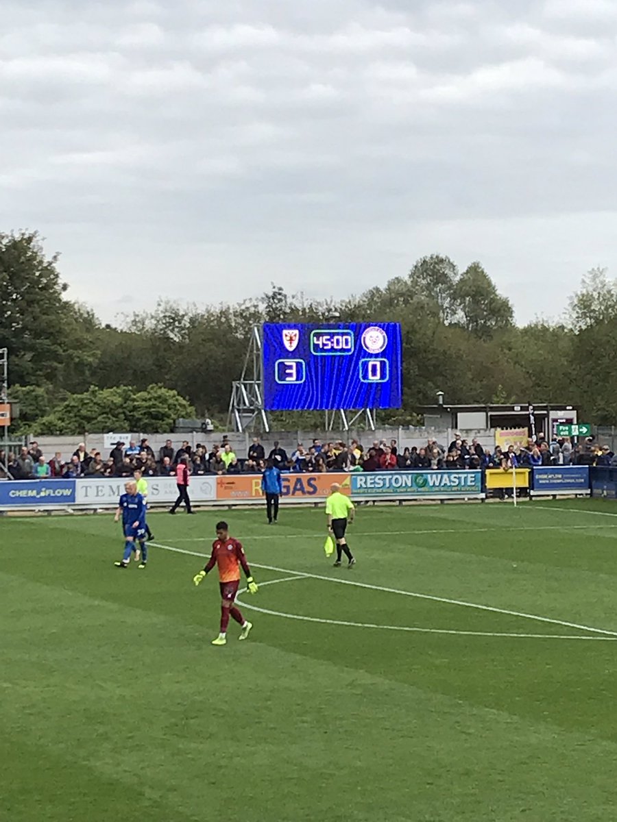 A great way to christen a new screen #AFCW