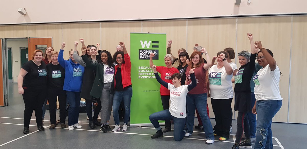 Great to be out today with <a href="/ManduReid/">Mandu Reid</a> <a href="/laidley2020/">SerenaLaidley2020</a>  <a href="/JennSelby/">Jenn Selby</a> and <a href="/WEP_UK/">The Women’s Equality Party</a>