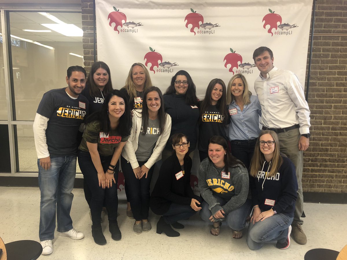 mslambejms's tweet photo. Jericho representing @EdCampLI! @jerichoms @msmauro_math @jaclynporter @MissNCraig @msbecker99 @cbockteach @ltrojanowskijms @MlleKaminsky @kkovoros @msmignone @donald_gately #jerichoms https://t.co/4hQ7q8jhGo