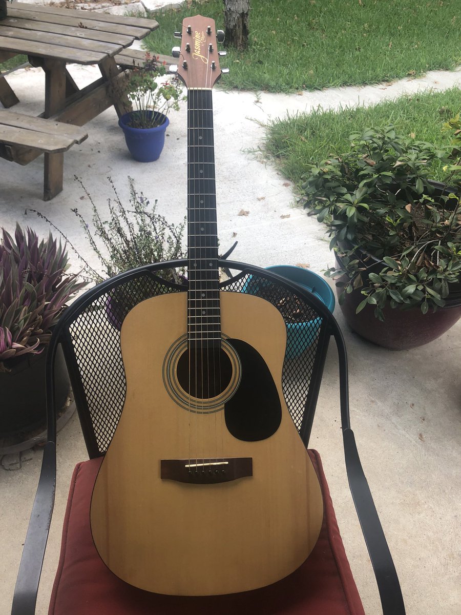 A huge thank to to Jim and Rebecca Hibbs for donating this nice little Takamine Jasmine guitar to the Center For the Intrepid for the guitar lessons I’m giving there!! It will be put to great use!!