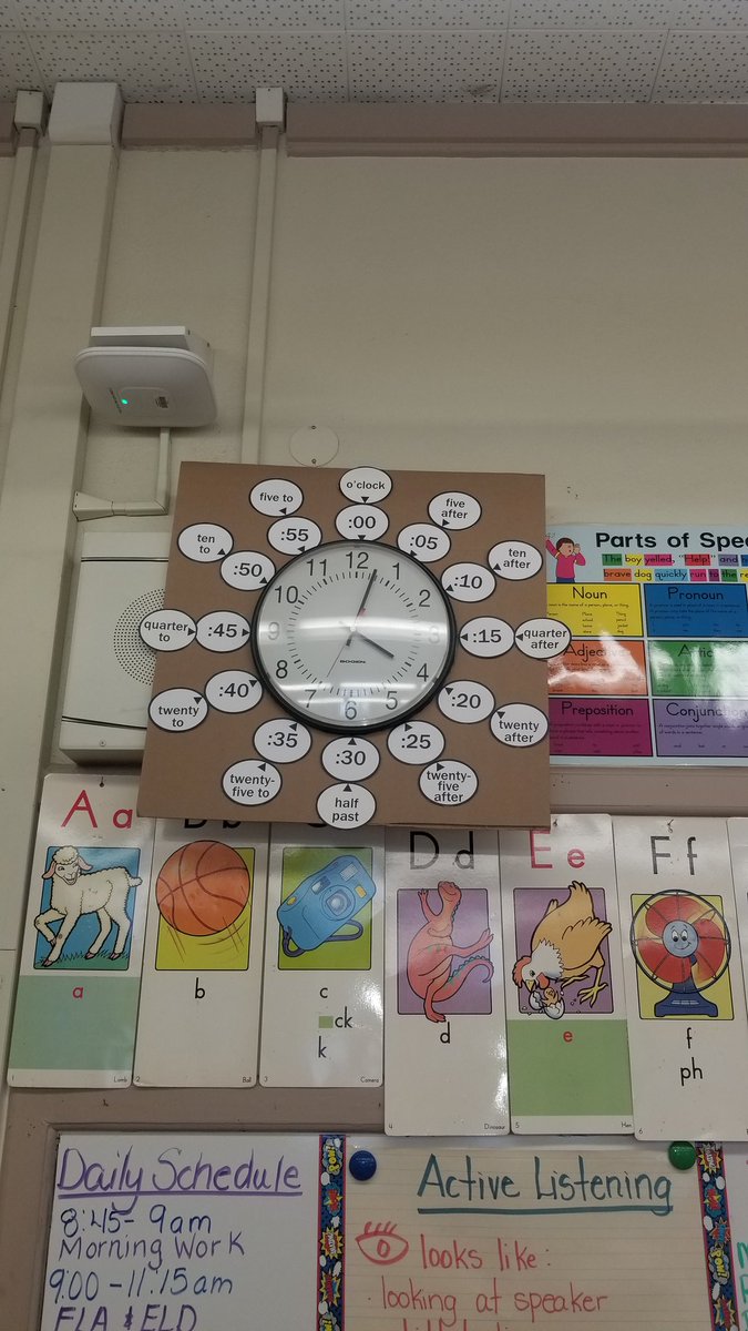 Sabgrimes's tweet photo. It's all about the parent support. 1 of my parents came in and did this for me. I'm so #Grateful #SupportPublicSchools #analogtime https://t.co/U4xhyeudw7