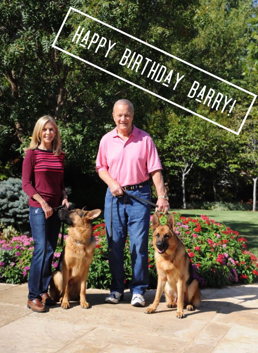 Happy Birthday to our fearless co-founder ~ <a href="/Barry_Switzer/">Barry Switzer</a>!
🐾🏈❤️

#Sooners #soonersfootball #oklahomasooners #oklahoma #dallascowboys #football #dogs #herodogs #searchdogs #germanshepherd #naturaldisasters #disasters #searchandrescue #GroundZero