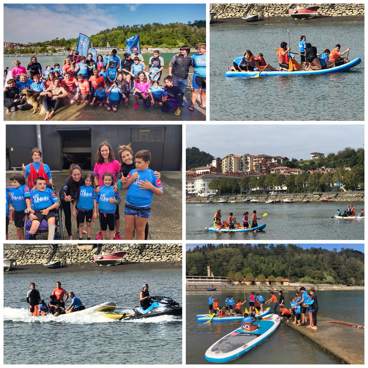 Y en #Orio Experiencia de #SUP inclusivo dentro del ‘FederArte’ 🏄‍♀️ organizado por la #GSF 👏Equipazo 🔝: #GaituzSport + <a href="/AxiMuniain/">Axi Muniain</a> +#AxiMuniainsurfEskola +<a href="/GipKirolEgokitu/">Gipuzkoako Kirol Egokituen Federazioa / FGDA</a> 👍 Niñas y niños con y sin #disCAPACIDAD disfrutando juntos en #igualdad. 😀 #inclusión #surf #salud