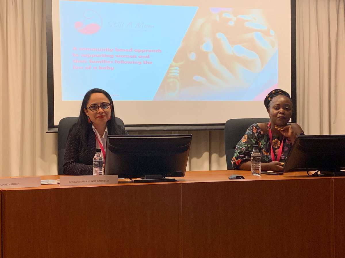 ⁦@stillamum @wanjirukihusa⁩ talking about how culture can help bereaved parents through support from the village ⁦@Isa2019M⁩