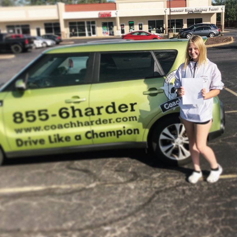 Abagale passed her driving exam! Congrats and well done, Abagale! Thanks for choosing Coach Harder Driving School!
__
Are you interested in taking our driving courses? Call us! 📞 314-222-3938 | M-F 9AM-5PM
#drivelikeachampion #choosecoachharder #coachharderdrivingschool