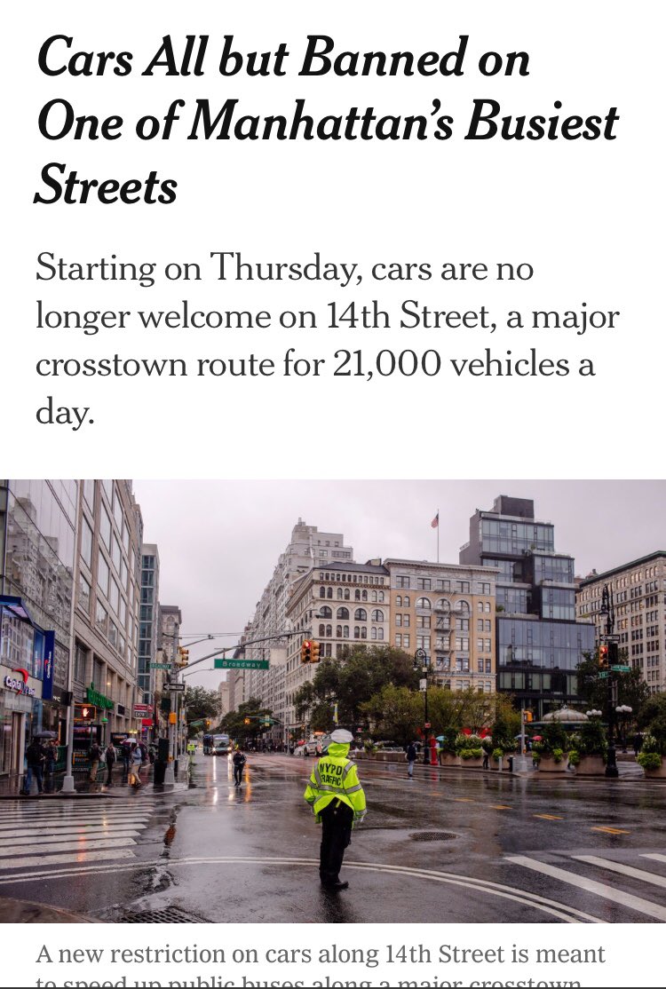 It’s not a tale of two cities, just two views of the same the street.

One from people who need to move through the city regularly &amp; the other from that uncle in the suburbs who likes moving in a giant metal box, no matter the setting.