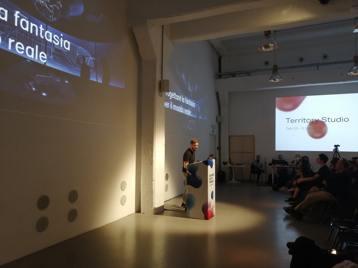 tographicdays's tweet image. #Talk03 &quot;Don&apos;t worry about how to represent a thing, but what to represent&quot;. This is the #TerritoryStudio approach to motion design at #GraphicDaysTorino #Day3