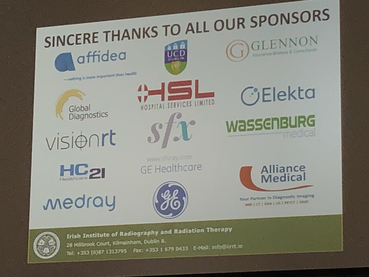 Congratulations to the <a href="/iirrt/">Iirrt</a> olive Fleming memorial award winners and thanks to sponsors <a href="/UCDMedicine/">UCD Medicine</a> <a href="/LARdublin/">Louise Rainford</a> <a href="/shanejfoley/">Shane</a> @TCDRadTher <a href="/tcddublin/">Trinity College Dublin</a> @ClairePoolec <a href="/AffideaIreland/">Affidea Ireland</a> <a href="/Elekta/">Elekta</a> <a href="/AllianceMedica1/">Alliance Medical Ltd</a> @GlobalDiagnIre @HC21Comms
