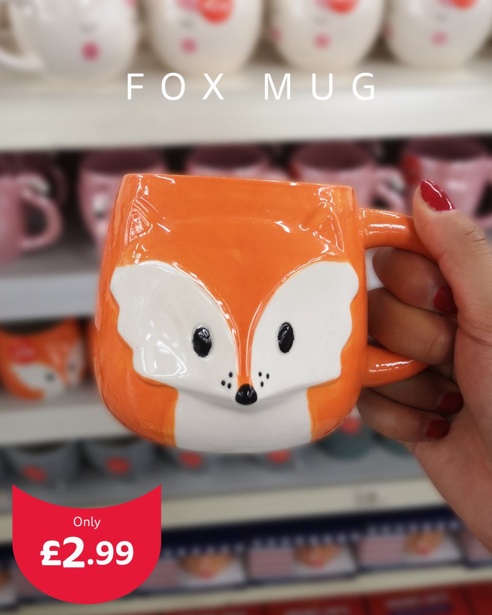QDStores's tweet photo. What does the fox say!

How sweet is this foxy mug 😍 Tag a friend who would love this.

In-store only

https://t.co/NSha25kbXc

#FoxMug https://t.co/FKrbjDam1U