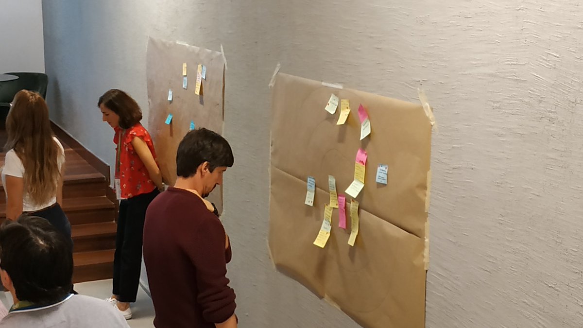 arivsal's tweet photo. Los equipos de #CircularDesignSprint de @TheCircularLab ya han empezado a generar propuestas , ya se empiezan a perfilar las líneas de desarrollo para buscar soluciones originales a nuestro reto. Los compañeros de @ecoembes y @uxerschool actúan de facilitadores https://t.co/okppDNRLqk