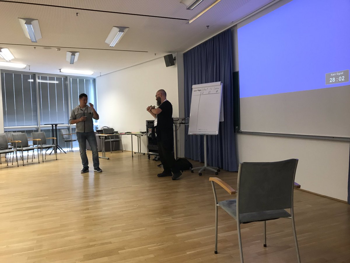 Latti_Nbg's tweet photo. ‚What should we learn next?‘ with @Fosna_and @FrankPrechtel #SoCraTesAT https://t.co/fbwVI5v2qY