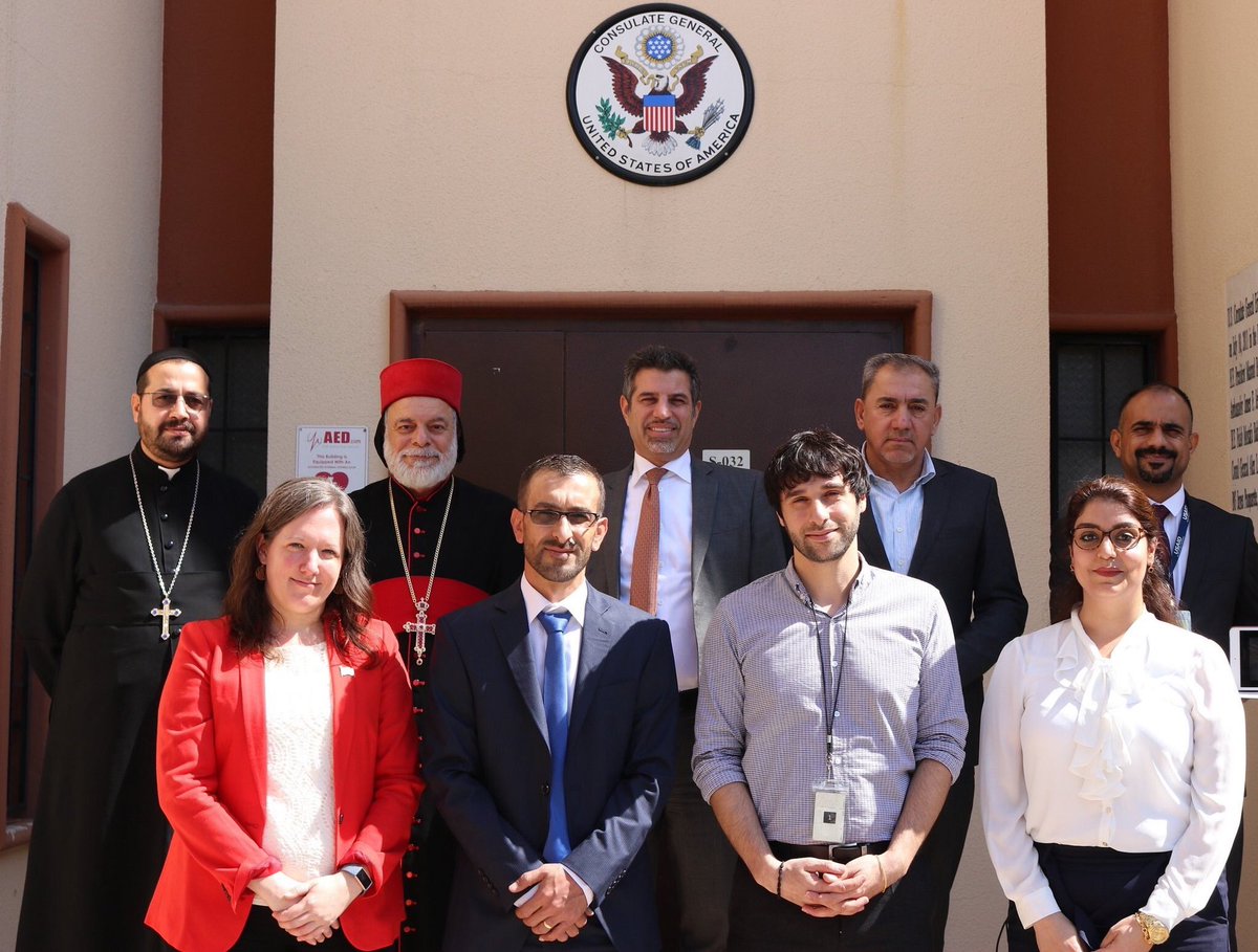 aid_iraq's tweet photo. AAS-Iraq meets the USAID / US cosule general and signs the agreement for a project rehabilitating business shops in Bakhdida - Hamdaniya districts https://t.co/3RKp5hJ8m5