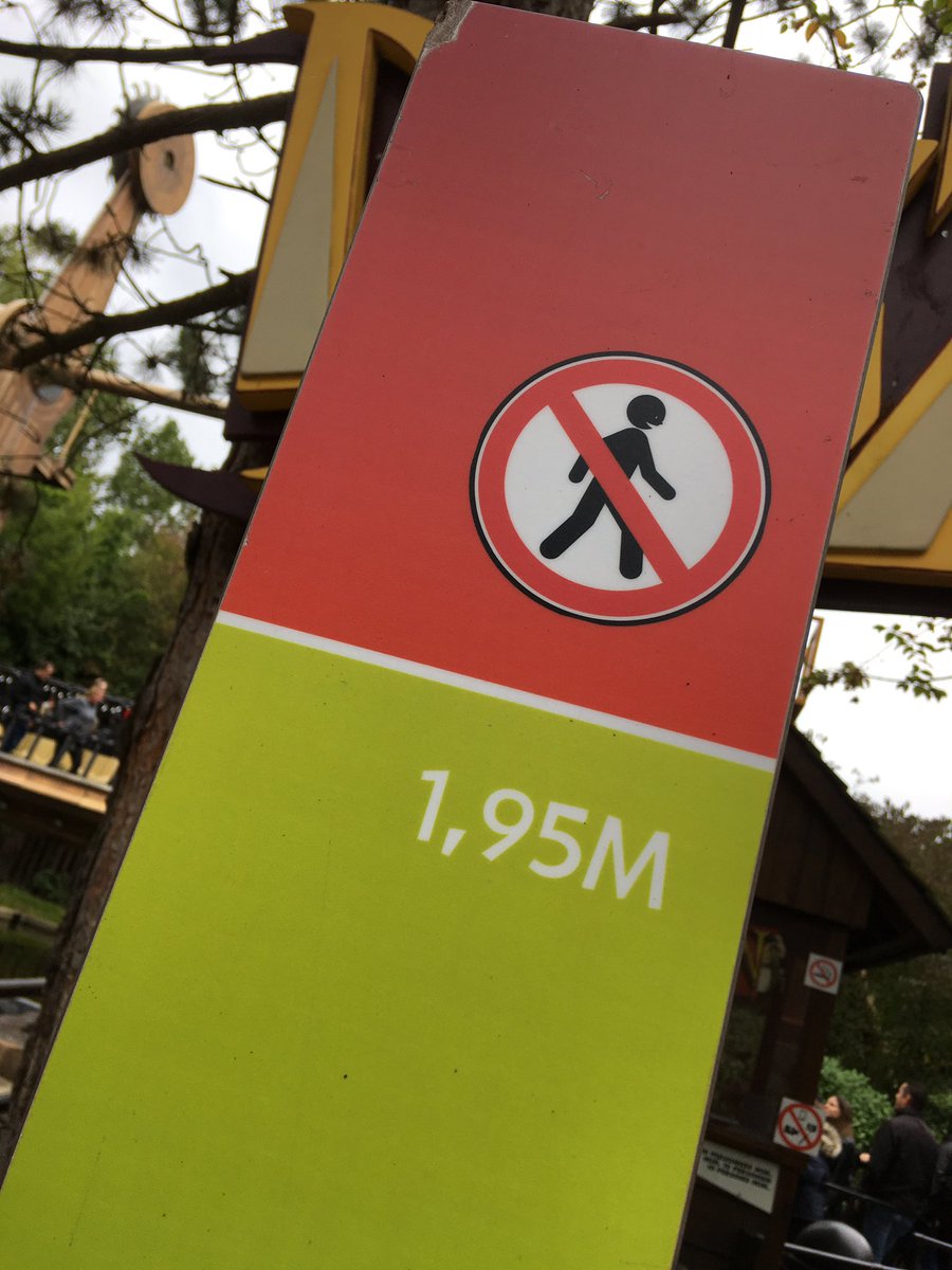 Paying to be discriminated for being too tall #1m98 <a href="/walibi/">marcel</a> #payingtoomuch