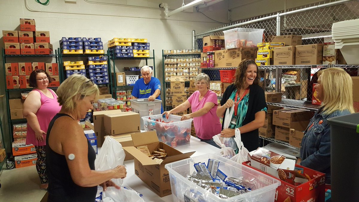 NICCfamily's tweet image. Thank you to the NICC team who assembled food backpacks this week for the Wildcat Backpack program! What joy to serve our community's kids/families in this way!
