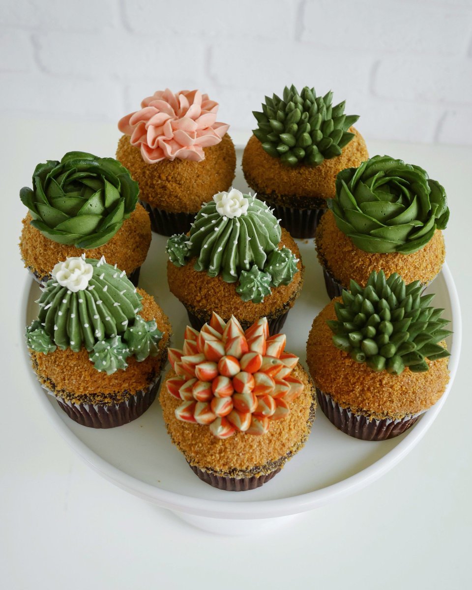 Brindille_'s tweet photo. Tasteful cakes 🌵🧁 by American 'cake artist' Leslie Vigil https://t.co/t4ShwHBXF7