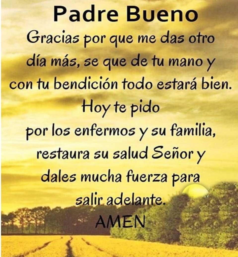 Alberto Mario Salah No Twitter Gracias Senor Mi Dios Por Este Nuevo Dia Nuestra Oracion Para Hoy Es Por Todos Aquellos Que Padecen Una Enfermedad T Co Uikskqvxeg Alberto Mario Salah No Twitter Gracias Senor Mi Dios Por Este Nuevo Dia Nuestra Oracion Para Hoy Es Por Todos Aquellos Que Padecen Una Enfermedad T Co Uikskqvxeg