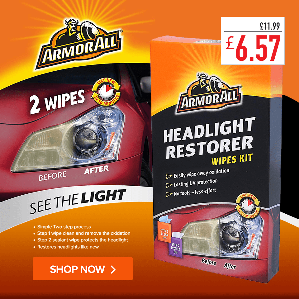 Armor All Headlight Restorer Wipes Kit