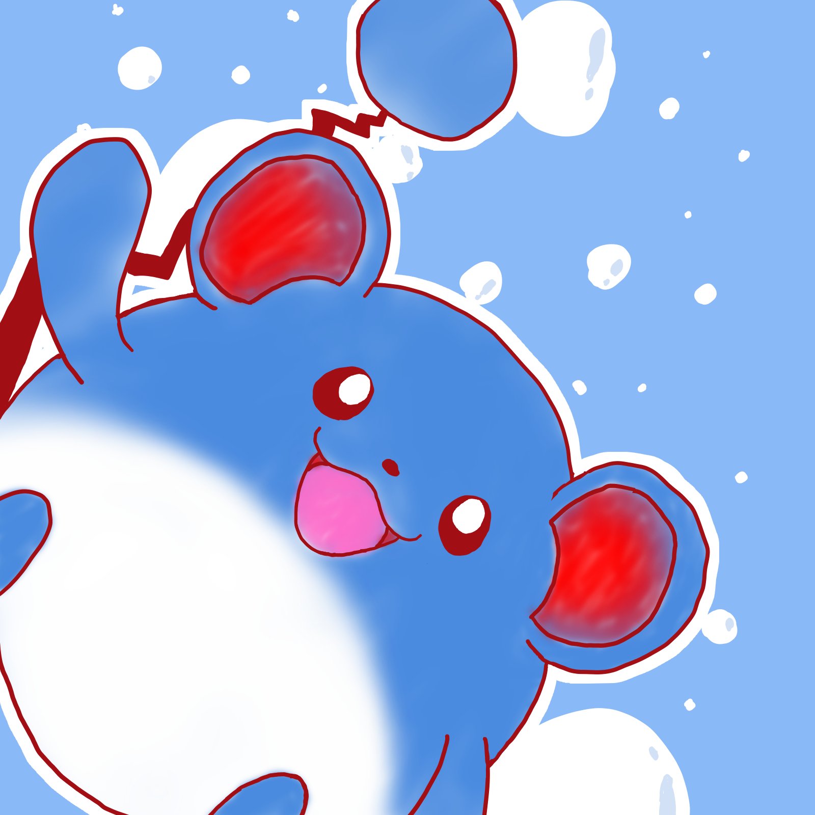 カズ No 1 マリル みずねずみポケモン しっぽに あぶらが つまっているから おぼれることなく かわを すすめる かわいい とりあえず かわいい とても かわいい かわいすぎる マリル ポケモン イラスト T Co Kr1seaczb8 Twitter
