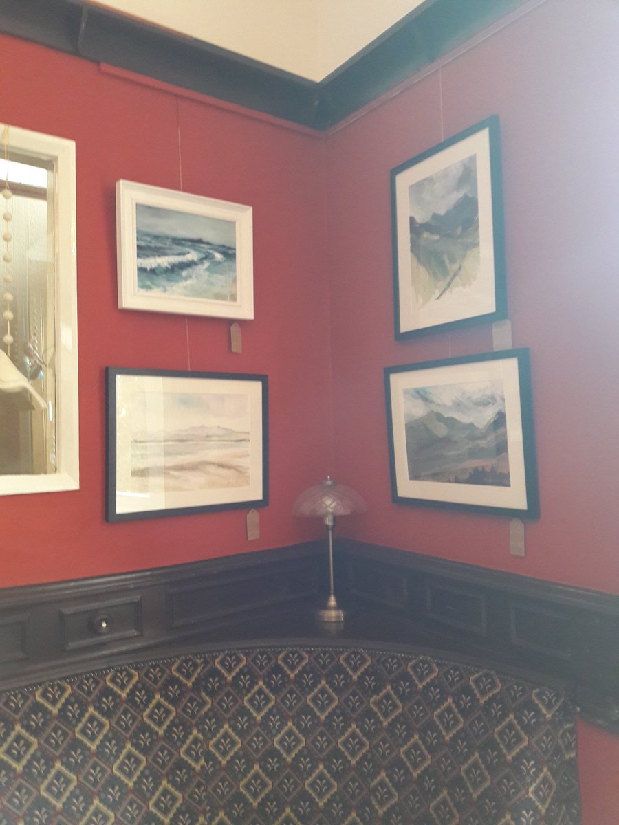 kate_pettitt's tweet photo. It's up! My joint exhibition with Anna Harding at the @goldenballyork runs until mid November. Sending lots of good wishes to the amazing Beth too - have a great night tonight. #exhibition #york #goldenballyork #katepettitt #annaharding #landscapes #localartists #artforsale https://t.co/f0n73EGBzl