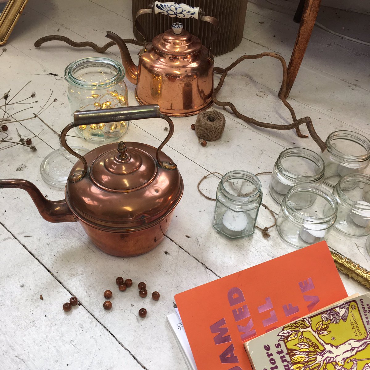 pynstory's tweet photo. We were deep into finalising plans for Wednesday’s #StoryTea yesterday! Such a gorgeous way to spend a day! Tea, Story and the most excellent company. Plus sharing all our foraged finds. #BLF19 https://t.co/bjmfA9ivoH
