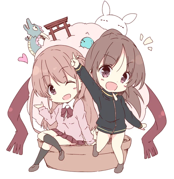 こういうアクキー作りたい的な
チビキャラ描くの楽し 