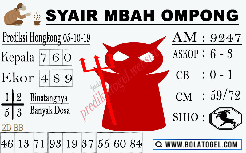 Syair Mbah Ompong Sedang