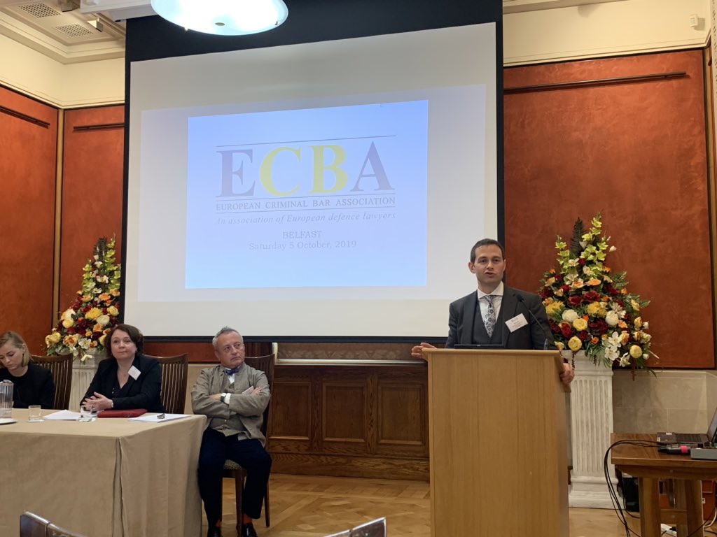 JansenGwen's tweet photo. Robin Loof talking about Practical Implications of Brexit for EU lawyers in the UK #ECBABelfast https://t.co/24WG89nK4G