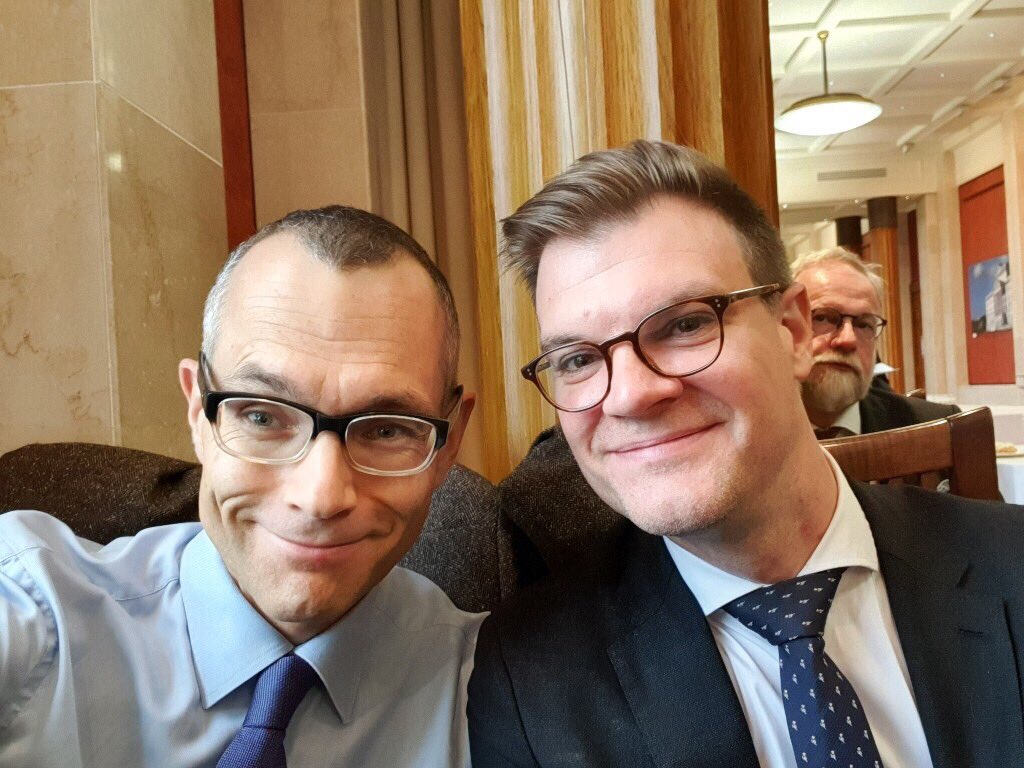 ExtraditionLaw's tweet photo. Great to see my friend Mikolaj at #ECBABelfast https://t.co/vQvCD82gyF