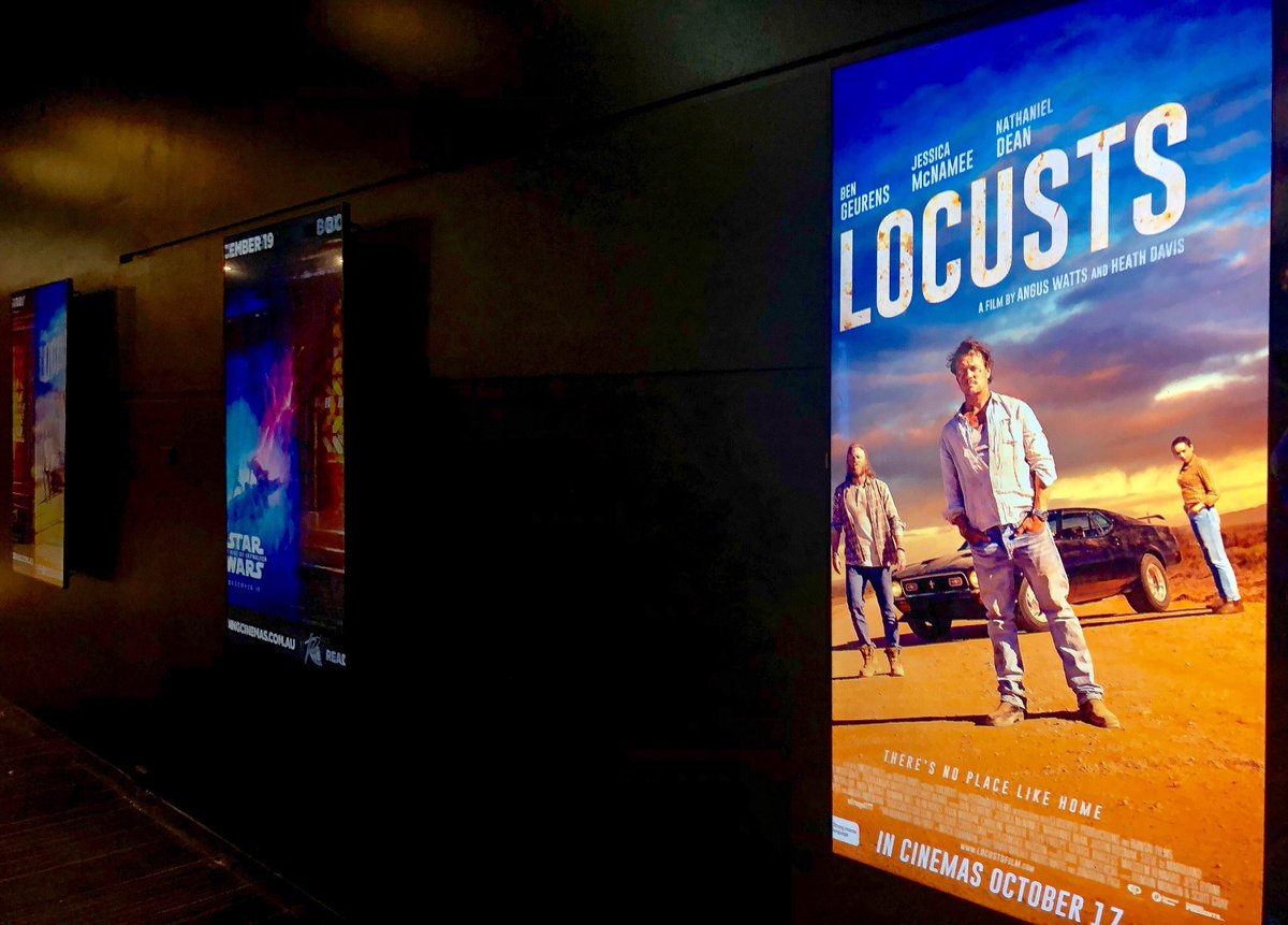 LOCUSTS will be out in cinemas nationally from October 17! Premiere tickets selling fast, regular sessions go onsale next week. See ‘the Oz genre film of the year’ on the big screen - the way nature intended 🎥🎞🇦🇺