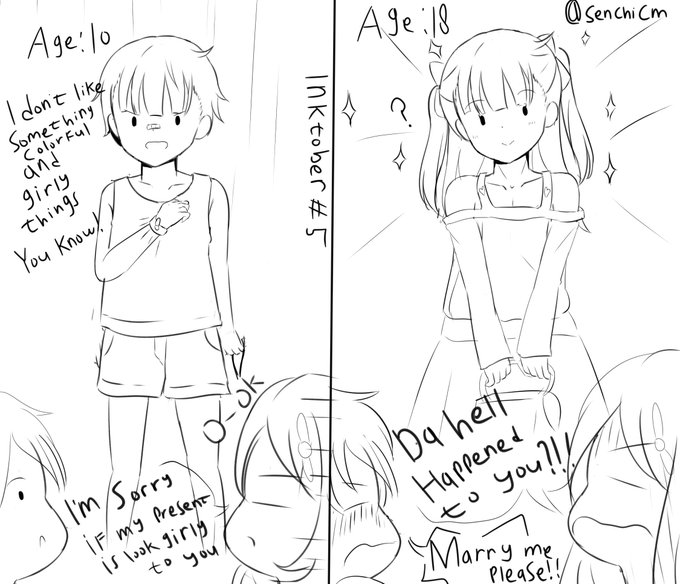 Inktober #5 For real it's not me. #Inktober2019 #UnofficialInktoberPrompt #trap #crossdressing 