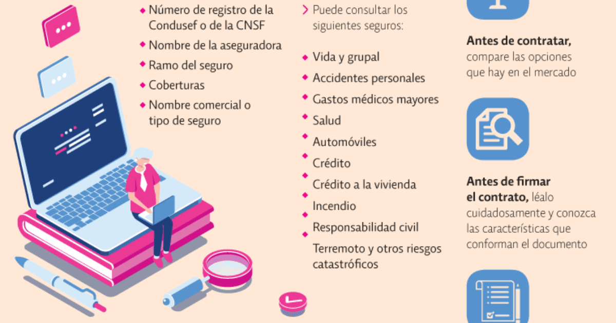 SegurosdeVidaMx's tweet photo. ¿Estás pensando en contratar un seguro? 🔒Mantente atento e infórmate con las siguientes recomendaciones.🔎🤓

Para saber más sobre el tema lee la nota completa aquí ⬇️: 
https://t.co/NHxOwAME8x 

#BlindajeFinanciero #Seguros #SueñaPlaneaDisfruta https://t.co/d6q5OEIO2U
