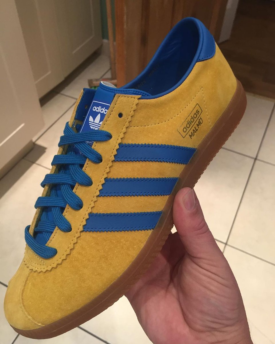 adidas malmo purple yellow