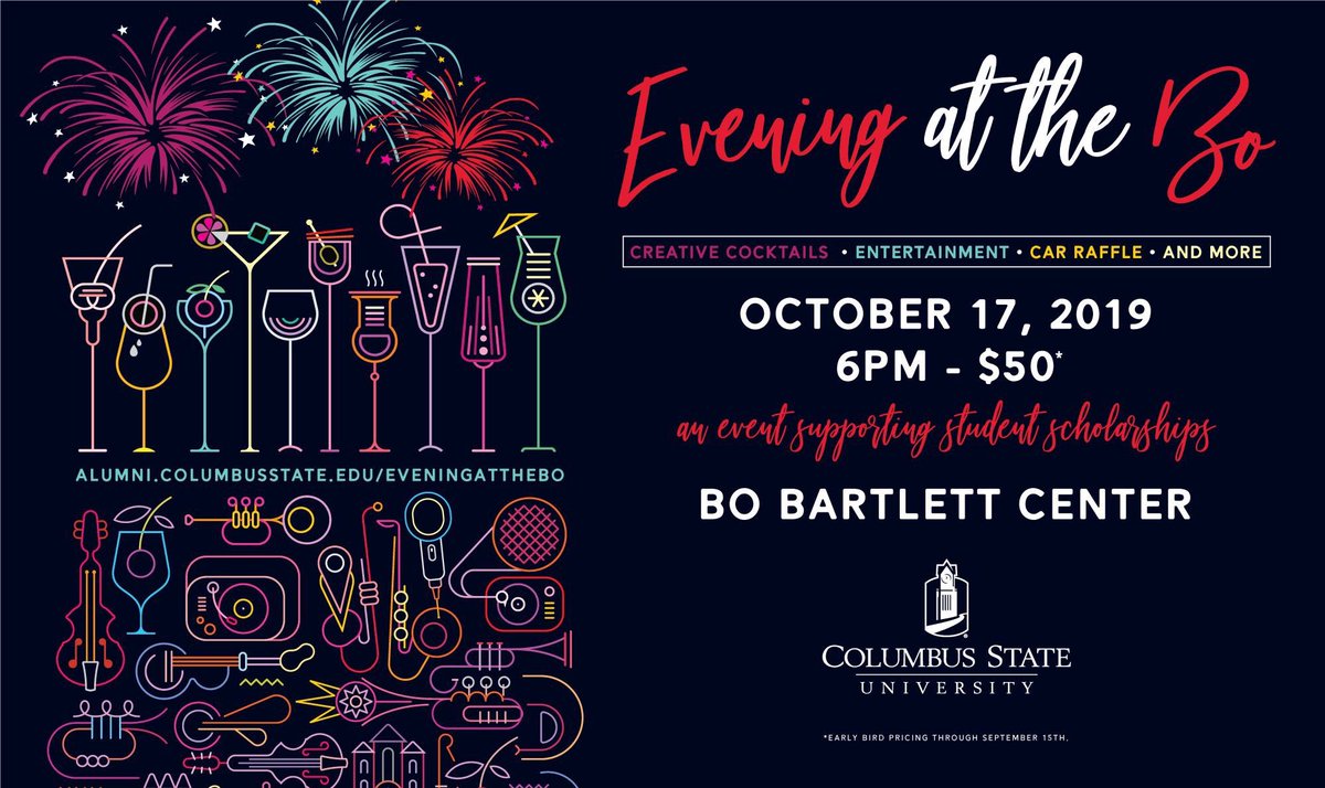 ColumbusState's tweet photo. Don't delay. Get your tickets today for the #EveningattheBo as part of #CSUHC2019. https://t.co/EDSaapoZP4