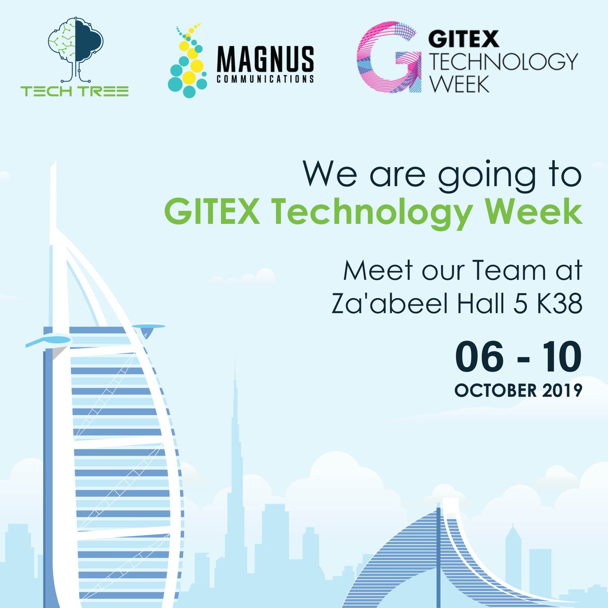 techtreeio's tweet image. Meet TechTree at #GITEX2019 - one of the biggest tech events in the world  from 6th-10th October!

#TechTreexMagnusCommunications #TechTree #STEMisFuture