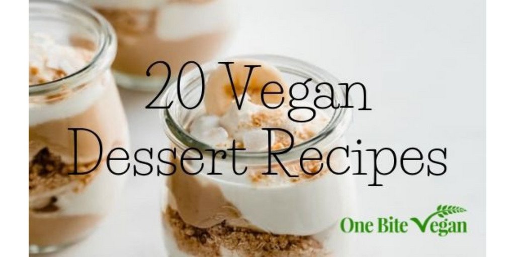 Dessert recipes without milk, cream, butter or eggs? Sounds like a nightmare for dessert lovers, right? Wrong!

Get your spoons ready as we share 20 of the best vegan dessert recipes the internet has to offer!
onebitevegan.com/20-vegan-desse…