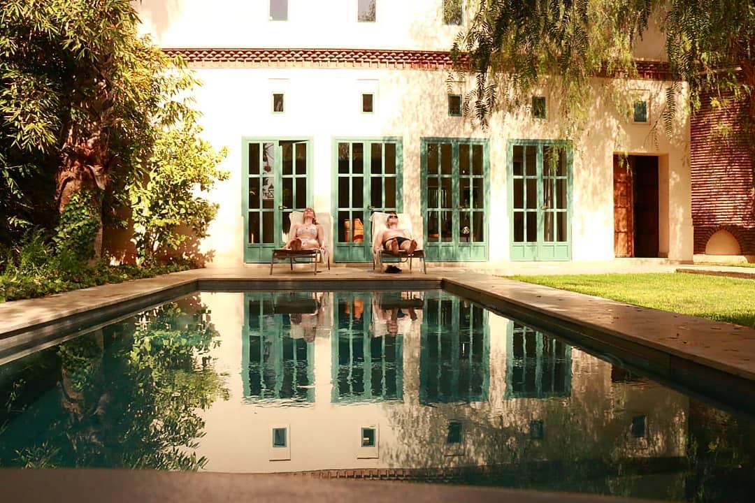Saturday is for relaxing in your pool suite at #hotellesdeuxtours  Like if you agree ☀️
.
.
.
#marrakech #morocco #boutique #boutiquehotel #relax #hotel #travel #family #familytravel #pool #holiday #photooftheday #poolsuite #roomswithpools #inmarrakech #luxutrytravel